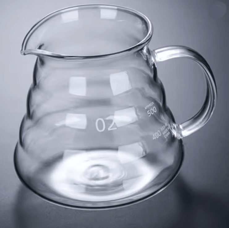 ClearBrew Heat Resistant Glass Coffee Pot With Lid For Pour Over And Espresso Brewing 1