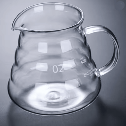 ClearBrew Heat Resistant Glass Coffee Pot With Lid For Pour Over And Espresso Brewing 1