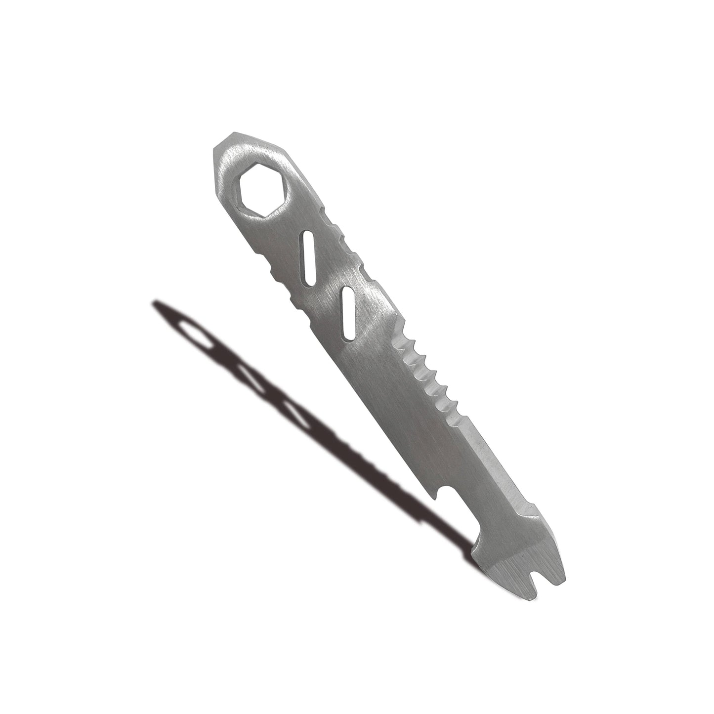 Mini Stainless Steel Crowbar Multi Function Allen Wrench Bottle Opener Portable Outdoor Camping EDC 5