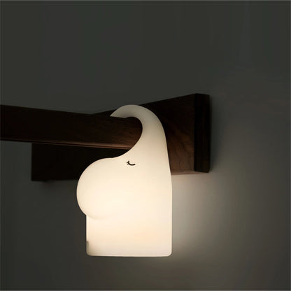 LED Motion Sensor Night Light Hanging Silicone Elephant Night Light with Motion Sensor