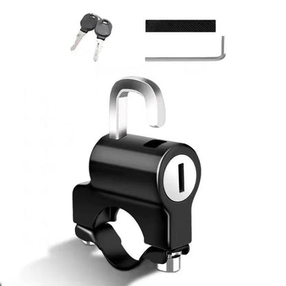 Universal Helmet Lock Handlebar Mount Anti Theft Security Lock for Motorcycle Scooter ATV