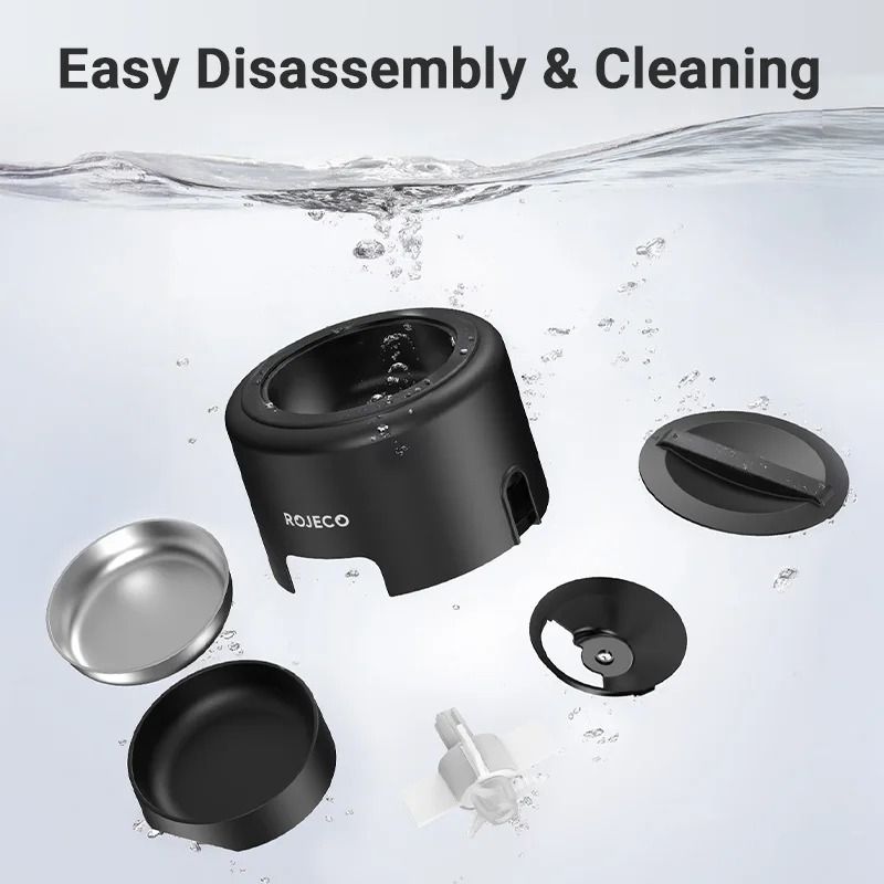 Smart Automatic Pet Feeder 2L With WiFi App Control And Dual Power Supply 5