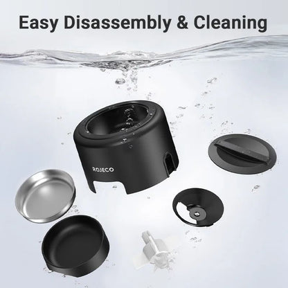 Smart Automatic Pet Feeder 2L With WiFi App Control And Dual Power Supply 5