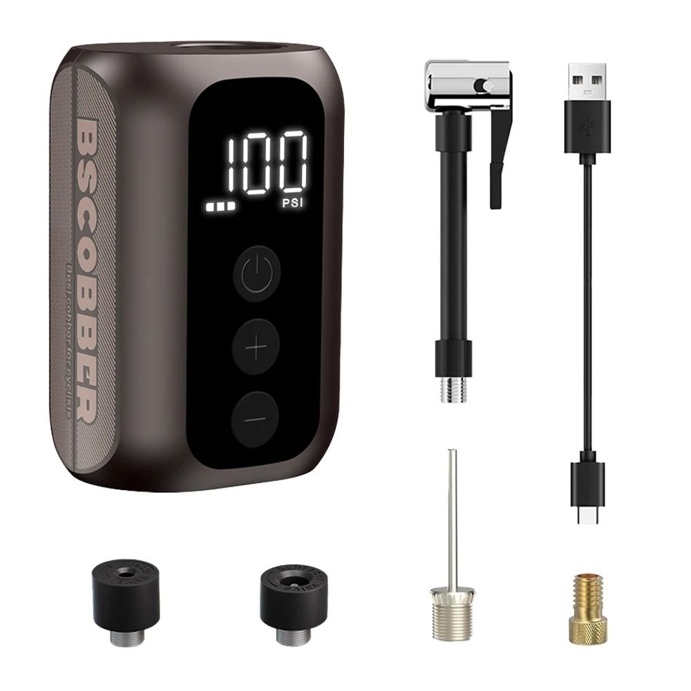 Portable Rechargeable Air Pump 100PSI HighPressure Wireless Tire Inflator 6
