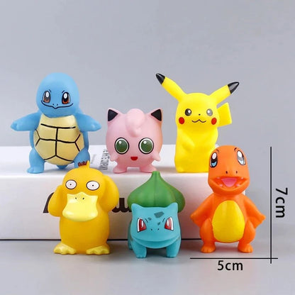 Pokemon Cake Topper Set 13 Pieces Pikachu Birthday Decorations 3