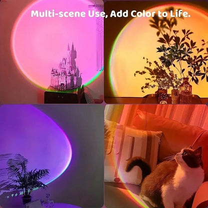 Sunset Light With Earbuds And Remote Control 16 Color Atmosphere Lamp 2