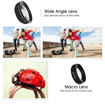 Professional Wide Angle And Macro Lens Kit For Smartphones 4