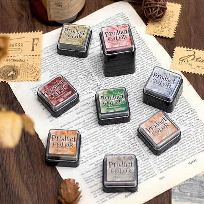 Vibrant Multicolor Ink Pad Set For Crafts And School Projects 4