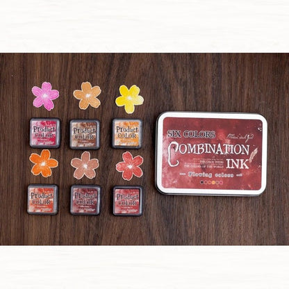 Vibrant Multicolor Ink Pad Set For Crafts And School Projects 6