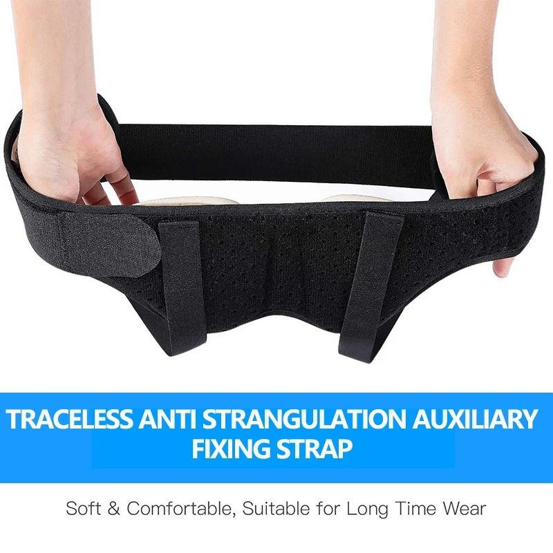 Adjustable Hernia Support Belt For Men With Dual Compression Pads 2