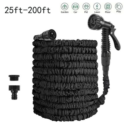 Expandable High Pressure Car Wash Hose with Multi Function Spray Nozzle