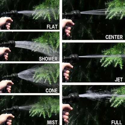 Expandable High Pressure Car Wash Hose With Multi Function Spray Nozzle 5