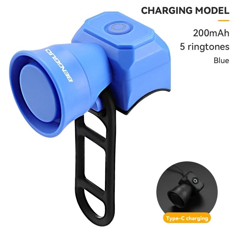 USB Rechargeable Waterproof Bike Horn And Bell For Mountain Bikes And Scooters 8
