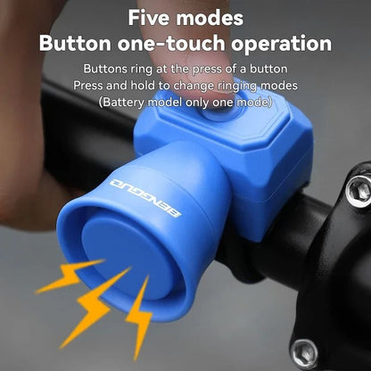 USB Rechargeable Waterproof Bike Horn And Bell For Mountain Bikes And Scooters 3