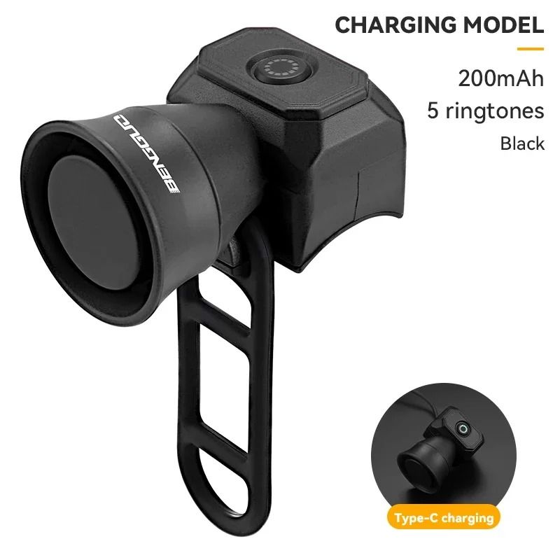 USB Rechargeable Waterproof Bike Horn And Bell For Mountain Bikes And Scooters 6
