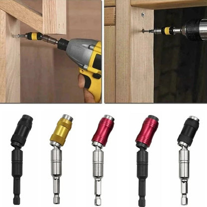 Magnetic Hex Screwdriver Bit Extension Rod and Quick Change Drill Guide