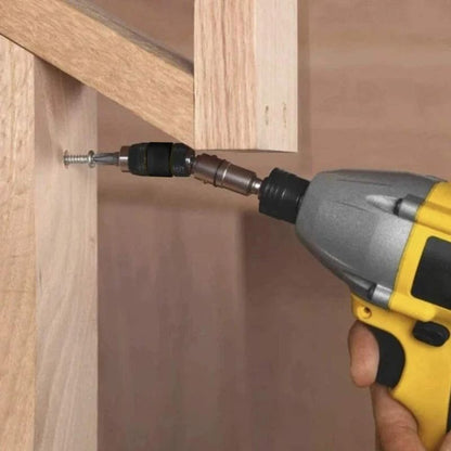 Magnetic Hex Screwdriver Bit Extension Rod And Quick Change Drill Guide 5