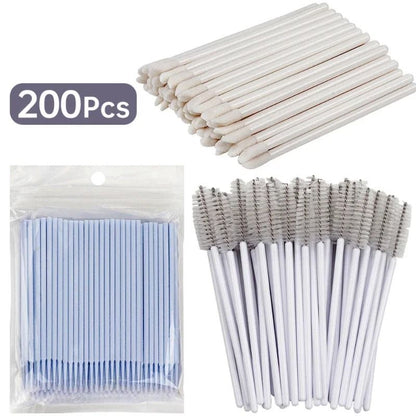 Eyelash Extension Micro Brush Set For Precision Application And Removal 3