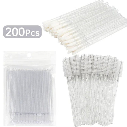 Eyelash Extension Micro Brush Set For Precision Application And Removal 7