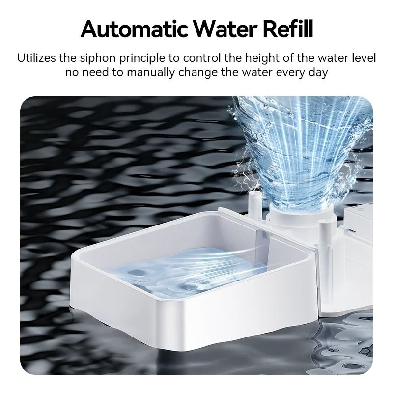 Automatic Pet Feeder And Water Fountain WiFi App Smart Food Dispenser For Cats And Dogs 4