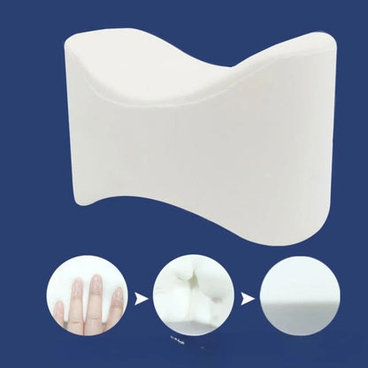Velvet Memory Foam Knee And Leg Support Pillow For Comfortable Sleep 3