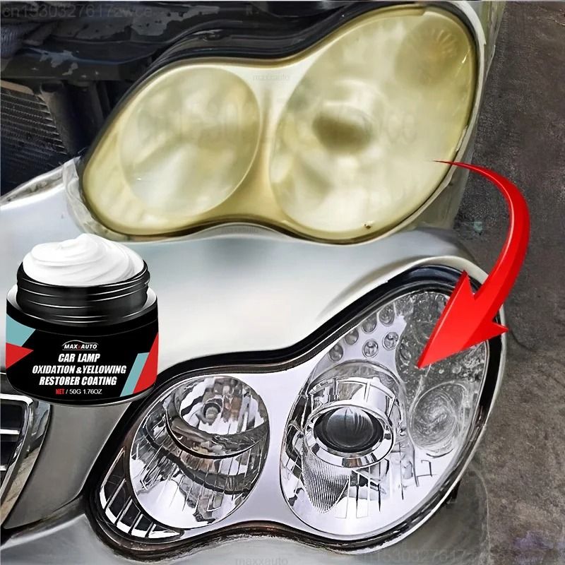 Car Headlight Restoration and Scratch Removal Polishing Kit