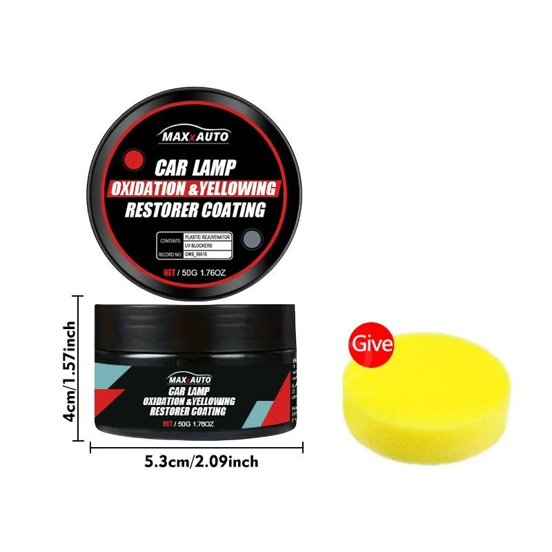 Car Headlight Restoration And Scratch Removal Polishing Kit 6