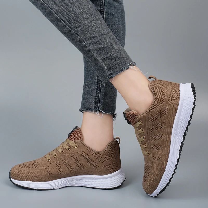 Womens Breathable Knit Sneakers For Everyday Comfort And Style 1