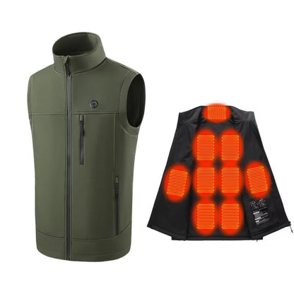 ThermaCore 9Zone Heated Vest  USB Rechargeable Heated Jacket For Men And Women Waterproof And Machi 7