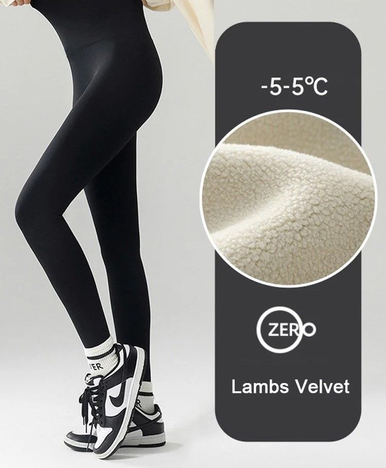Womens High Waist Seamless Fleece Leggings For Winter Warmth And Comfort 9