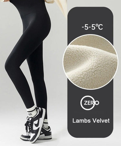Womens High Waist Seamless Fleece Leggings For Winter Warmth And Comfort 9