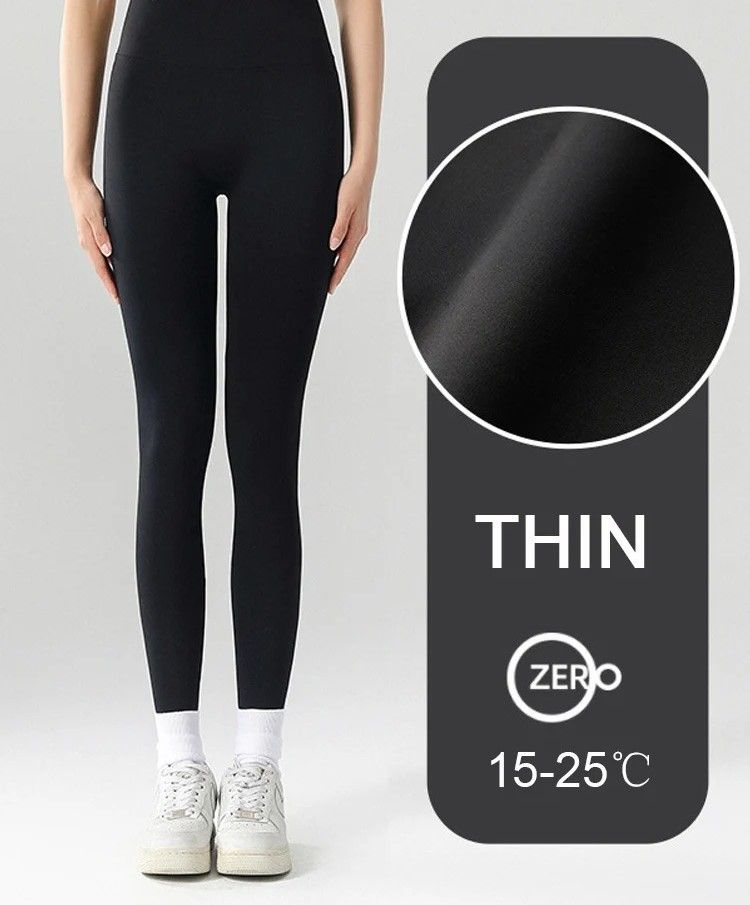 Womens High Waist Seamless Fleece Leggings For Winter Warmth And Comfort 5