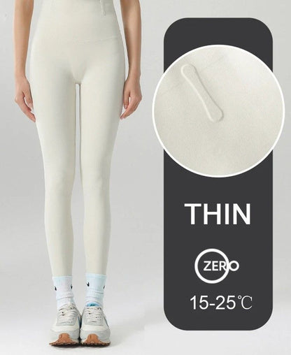 Womens High Waist Seamless Fleece Leggings For Winter Warmth And Comfort 14