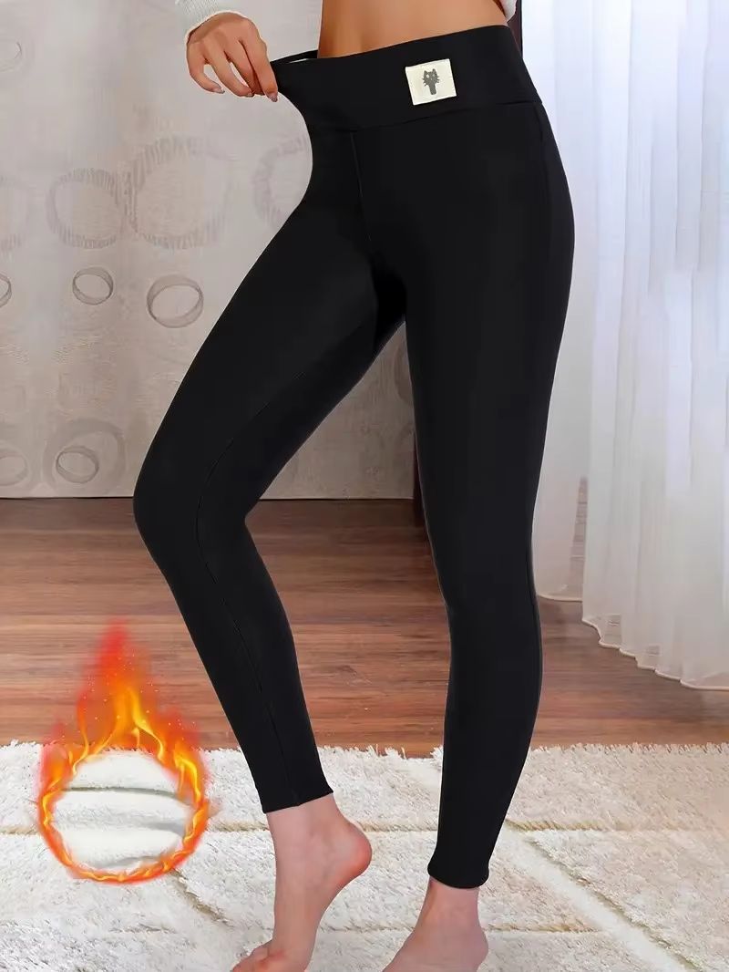 UltraSoft HighWaist Fleece Leggings  Warm Velvet Winter Tights For Women 2