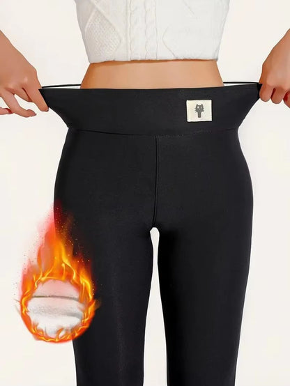 UltraSoft HighWaist Fleece Leggings  Warm Velvet Winter Tights For Women 3