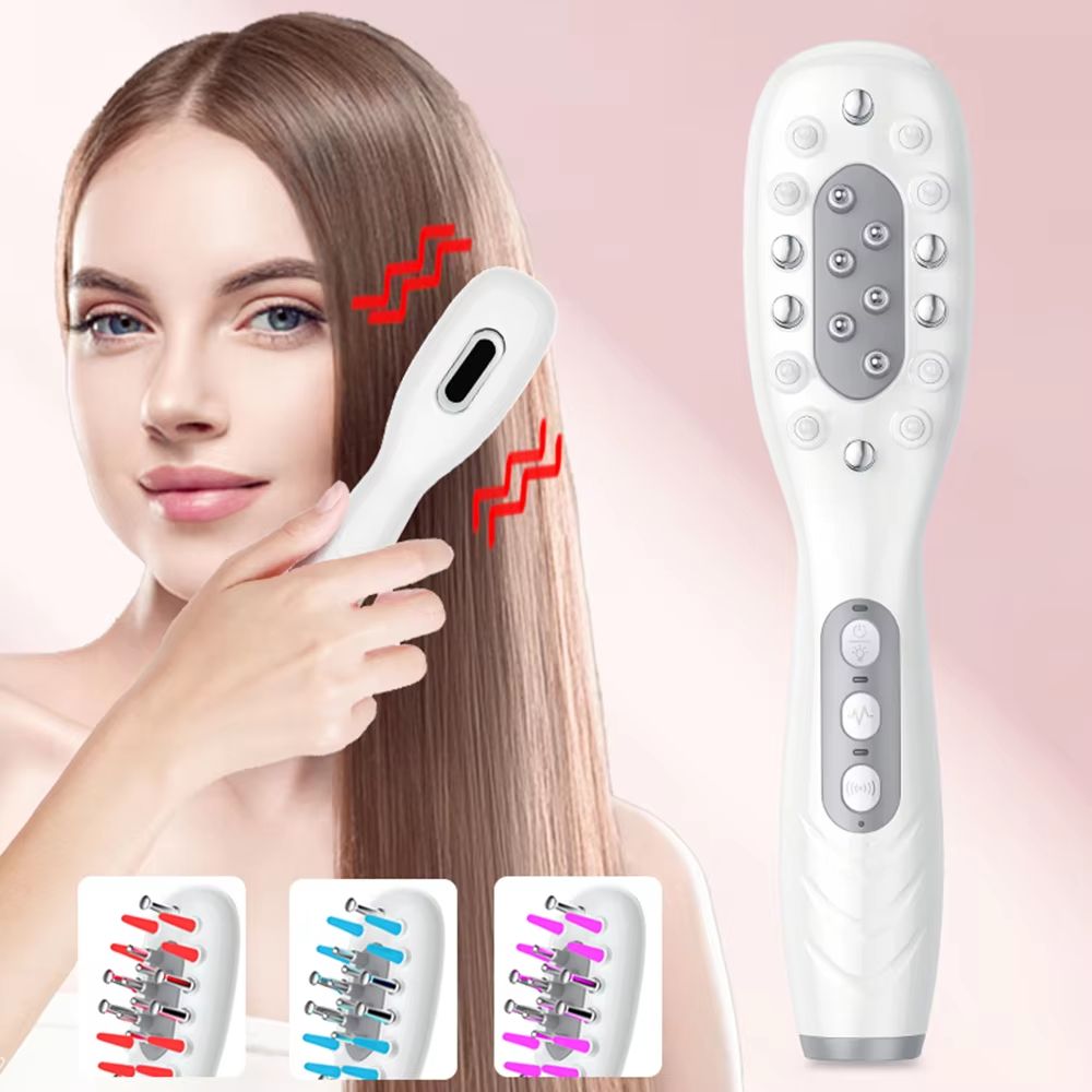 ScalpRevive RF MicroCurrent Hair Care Comb  LED Light  Hot Compress Scalp Therapy Device 1