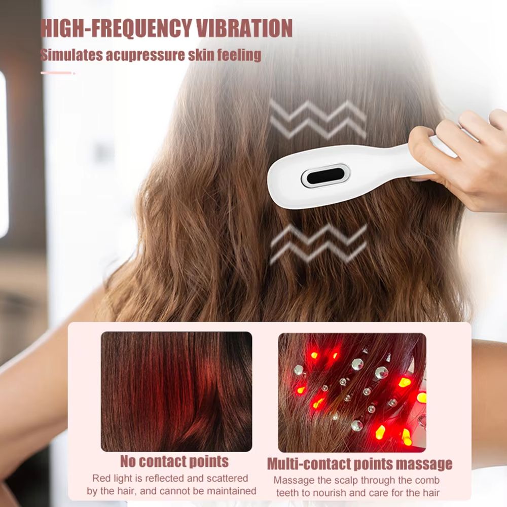 ScalpRevive RF MicroCurrent Hair Care Comb  LED Light  Hot Compress Scalp Therapy Device 3
