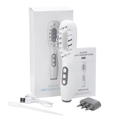 ScalpRevive RF MicroCurrent Hair Care Comb  LED Light  Hot Compress Scalp Therapy Device 6