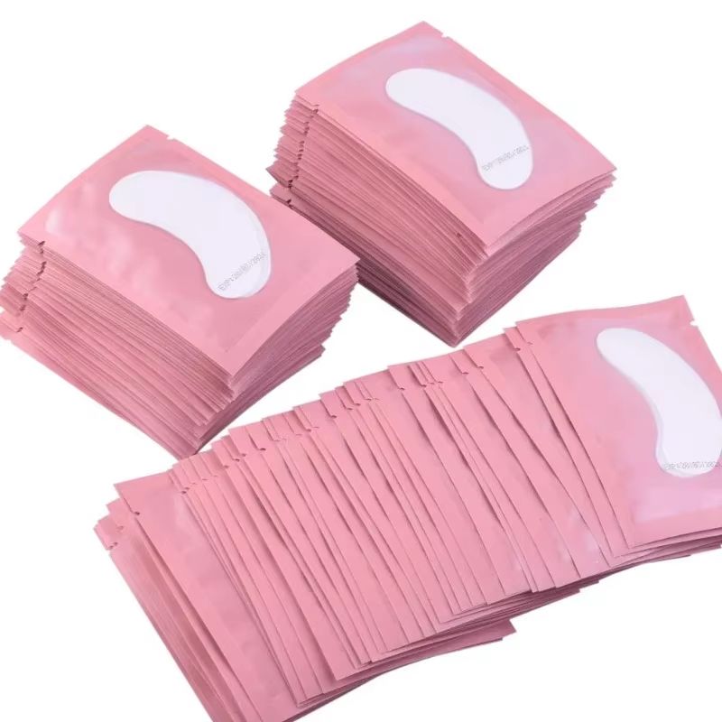 BulkPro 100-Pair Under-Eye Gel Pads – Premium Isolation Eye Patches for Lash Extensions