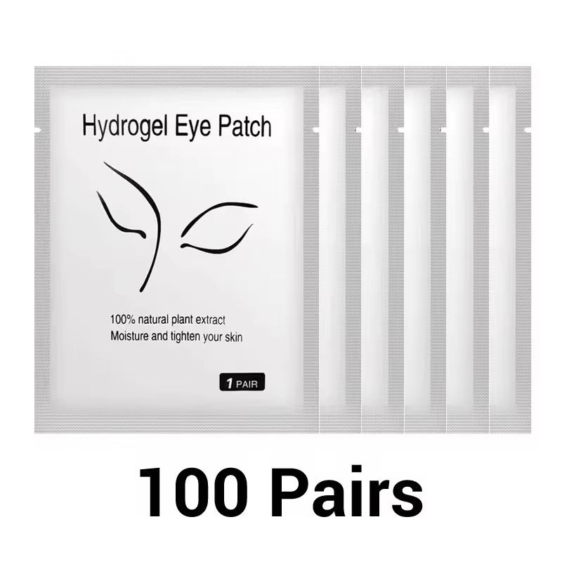 BulkPro 100Pair UnderEye Gel Pads  Premium Isolation Eye Patches For Lash Extensions 11