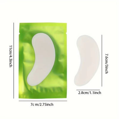 BulkPro 100Pair UnderEye Gel Pads  Premium Isolation Eye Patches For Lash Extensions 20