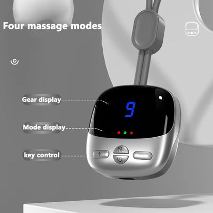 SmartRelief Mini Cervical Massager  Portable Neck  Shoulder Pulse Therapy With Heat Compression 1