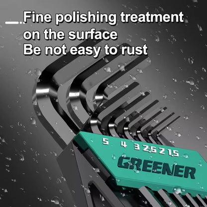Universal Rainbow Hex Wrench Set  ShortArm Multifunctional Allen Wrench Kit For Home  Auto 2