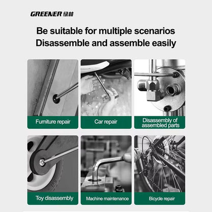 Universal Rainbow Hex Wrench Set  ShortArm Multifunctional Allen Wrench Kit For Home  Auto 5
