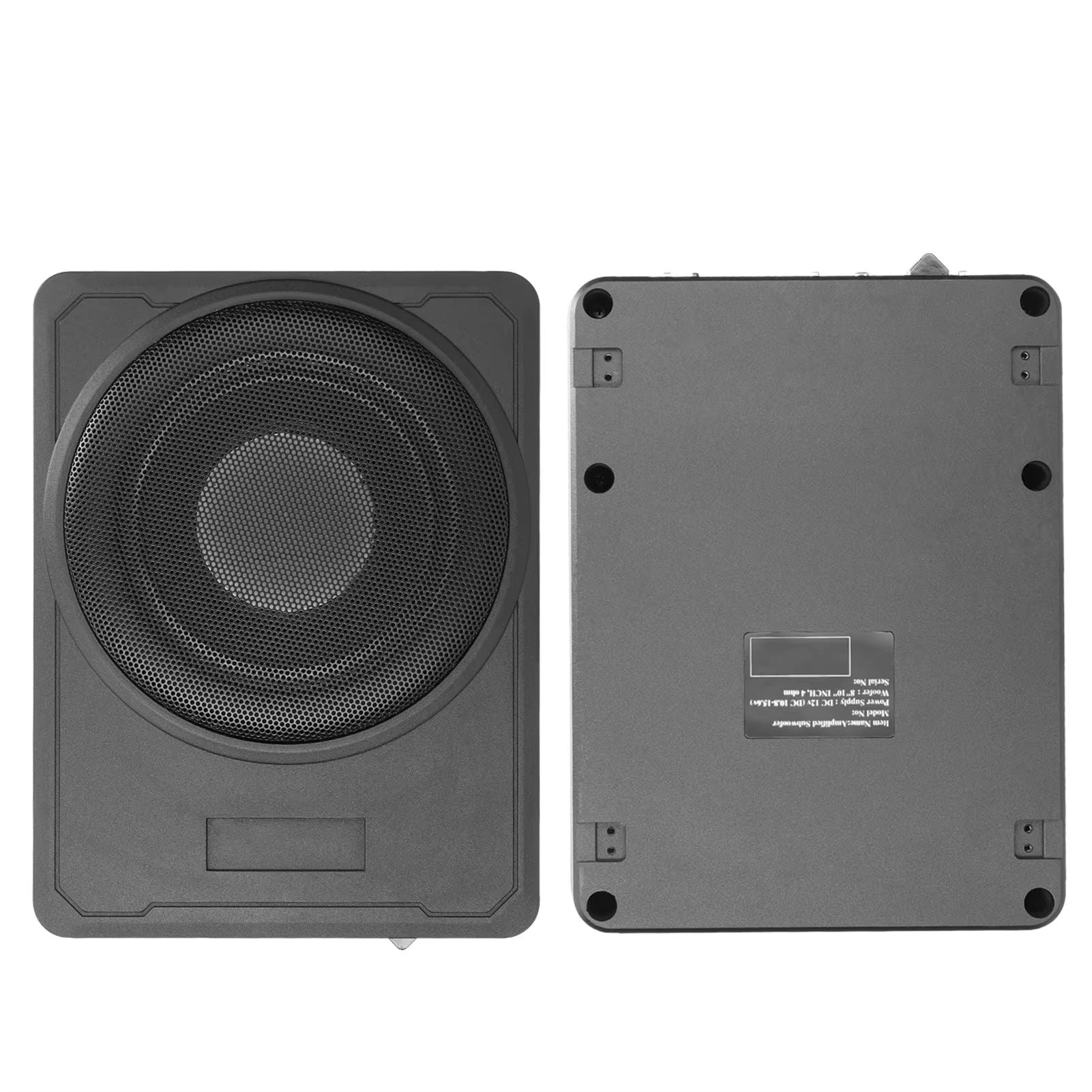 800W UnderSeat Active Subwoofer Bass Box  Slim Amplifier Subwoofer For Car Truck  Boat Audio 3
