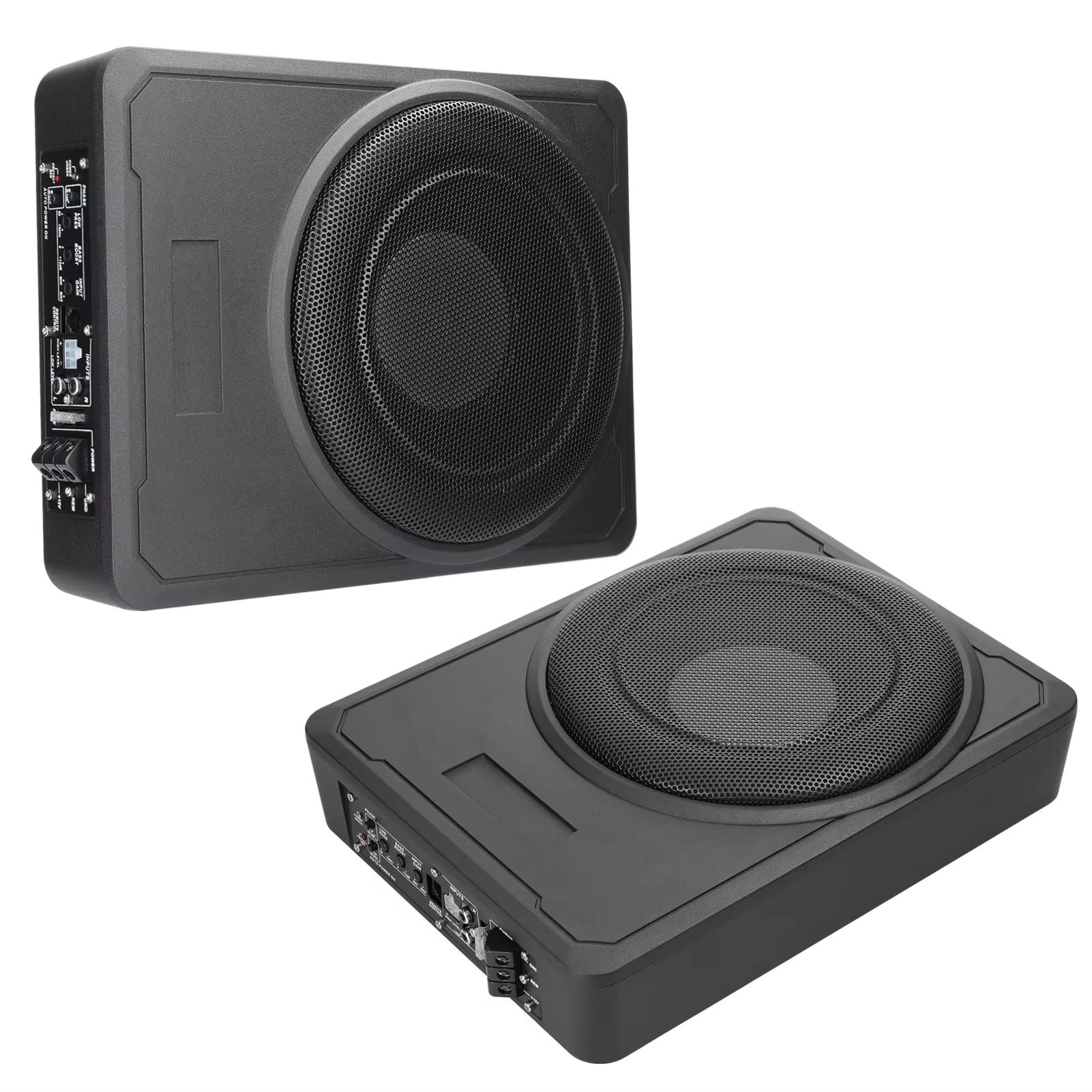800W UnderSeat Active Subwoofer Bass Box  Slim Amplifier Subwoofer For Car Truck  Boat Audio 4