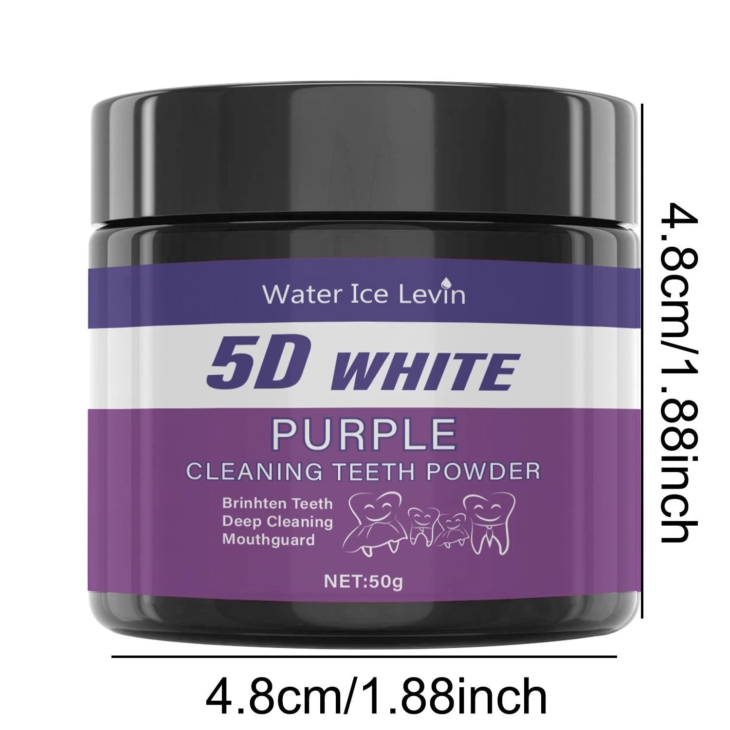 Purple Teeth Cleaning And Whitening Powder For Deep Stain Removal 2