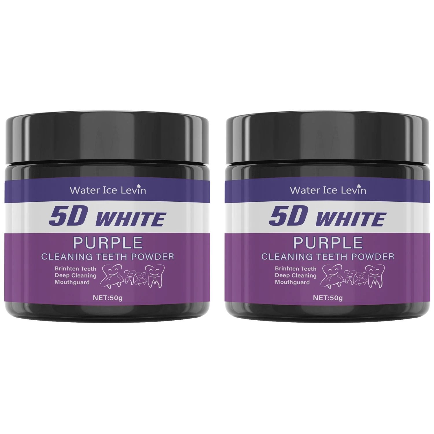 Purple Teeth Cleaning And Whitening Powder For Deep Stain Removal 6