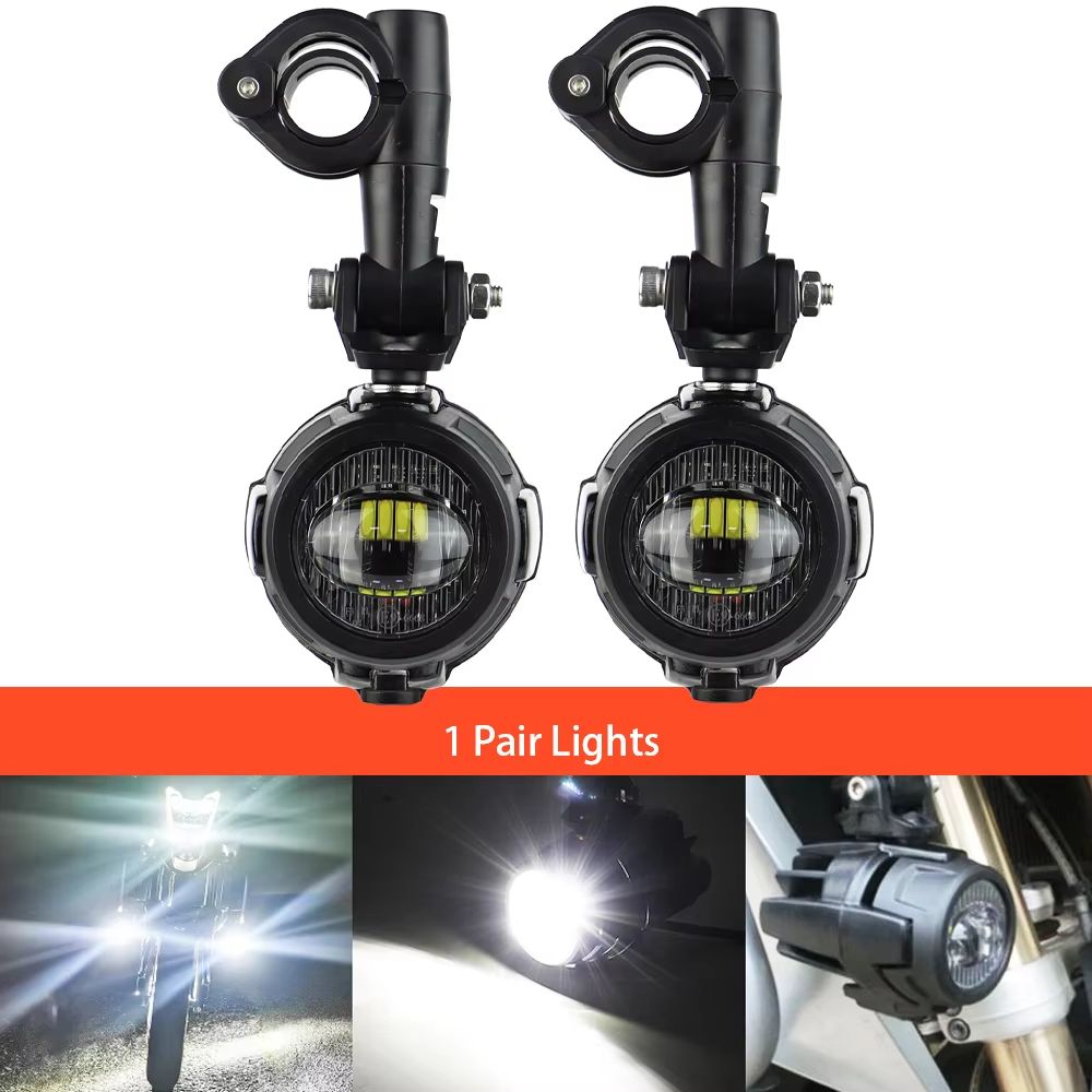 ProBeam 40W LED Auxiliary Fog  Spot Light  Universal Motorcycle Driving Lamp For BMW R1200GS F800GS 6