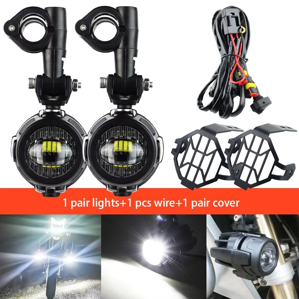 ProBeam 40W LED Auxiliary Fog  Spot Light  Universal Motorcycle Driving Lamp For BMW R1200GS F800GS 9